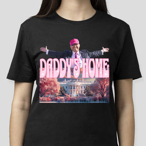 Daddy's Home Home Real Good Man Donald Pink Dark Shirt HO82 62496