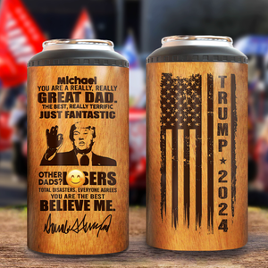 Great Dad Donald Trump 2024 Can Cooler N369 HO82 62976