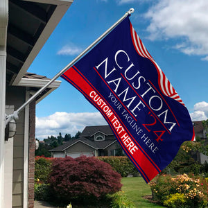 Custom Name And Text Election Banner House Flag HO82 65108