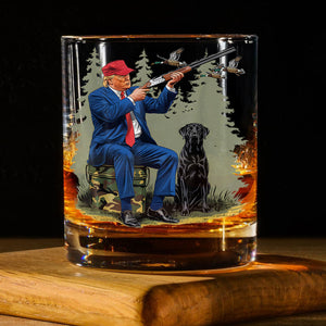 Trump Duck Hunting Whisky Glass HA75 63926