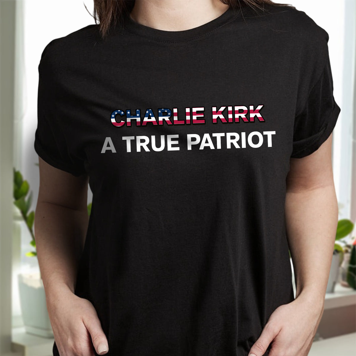 RIP Charlie Kirk - A True Patriot Faith & Freedom Dark Shirt LM32 65431