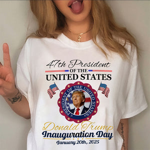 Donald Trump Presidential Inauguration Day 2025 Bright Shirt HA75 67122