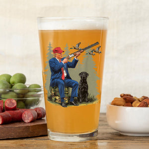 Trump Duck Hunting Beer Glass HA75 63922