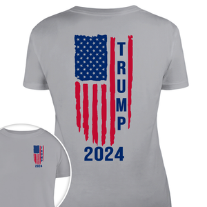 Trump 2024 With America Flag Shirt K228 62431