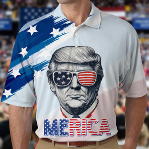 America Independence Day Trump Polo Shirt TH10 N304 62675