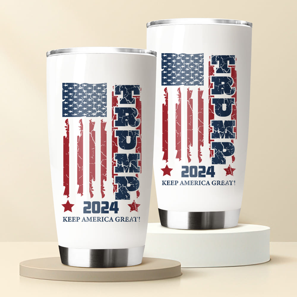 Trump 2024 Make Liberals Cry Again Fat Tumbler TH10 62771