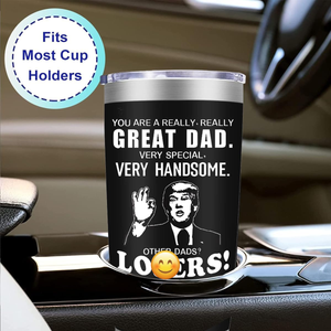 Fathers Day Dad Gifts from Daughter Son,Dad Birthday Gifts,Fathers Day Birthday Gifts for Men Dad Papa Grandpa Uncle Stepdad,20 Oz Tumbler Mug Black 62597