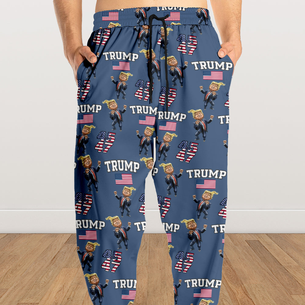 President Trump 45th & 47th Sweatpants Trump Dancing Funny Gift N304 HA75 67142