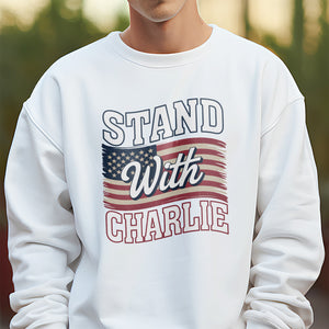 Stand With Charlie Kirk - Great American Patriot Bright Shirt LM32 65511