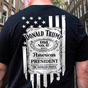 Donald Trump No 47 America Patriotic President Back Shirt HO82 65500