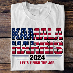 Kamala Harris Let's Finish The Job Shirt TH10 63525