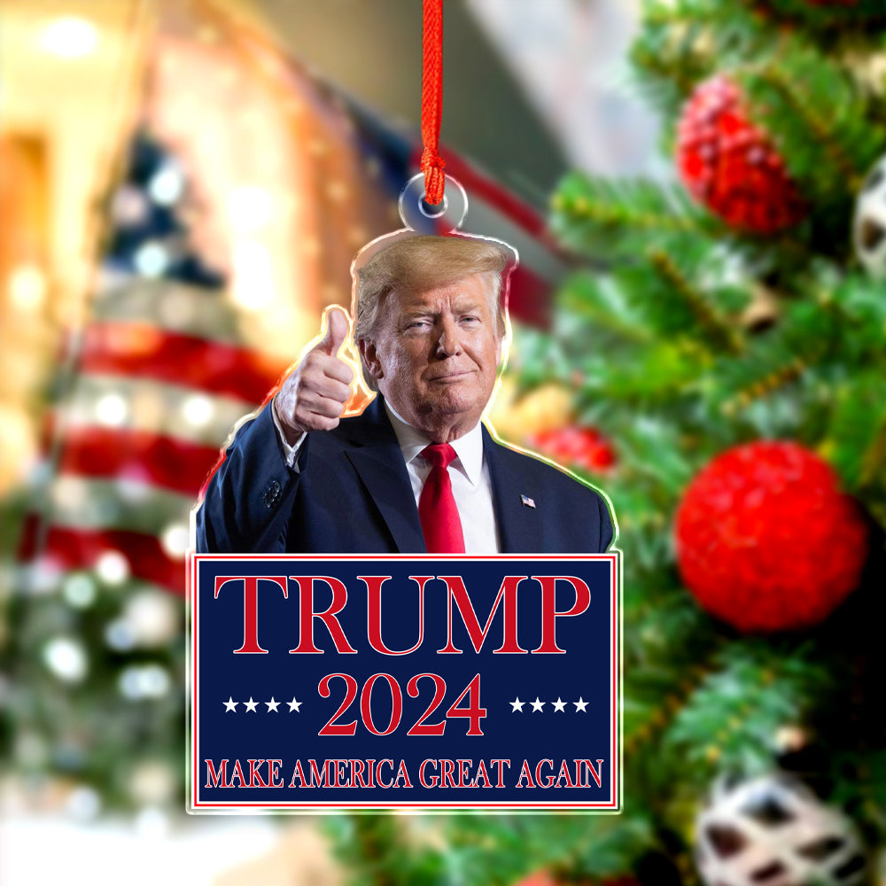 Trump 2024 Make America Great Again Acrylic Ornament HO82 65408