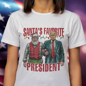 Santa's Favorite President Trump Christmas Shirt HA75 63594