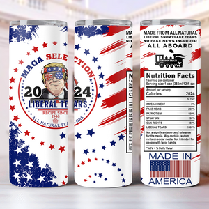 Trump Maga Selection, Liberal Tears 2024 Skinny Tumbler HA75 62958