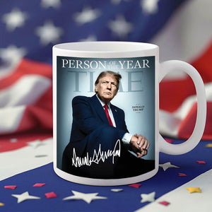 President Donald Trump Person Of The Year White Mug HA75 64190