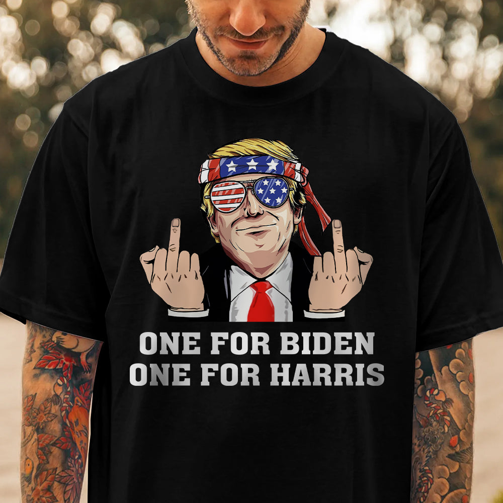 One For Biden One For Harris Trump 2024 Shirt TH10 63007