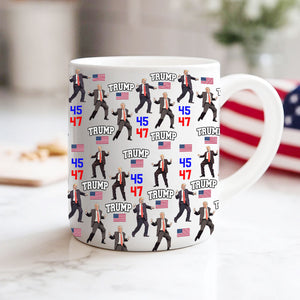 Trump - Embrace Success with a Little Bit of Crazy White Mug LM32 65075