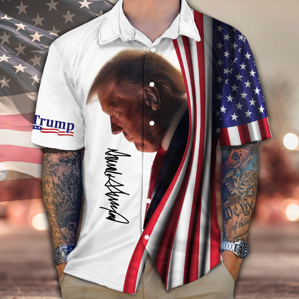 Make America Great Again Trump Signature Hawaii Shirt N304 62506
