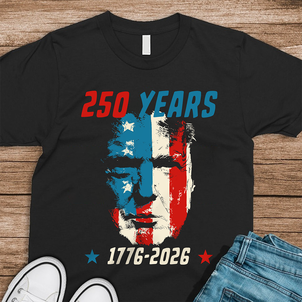 Donald Trump 250 Years 1776 - 2026 Dark Shirt TH10 898683