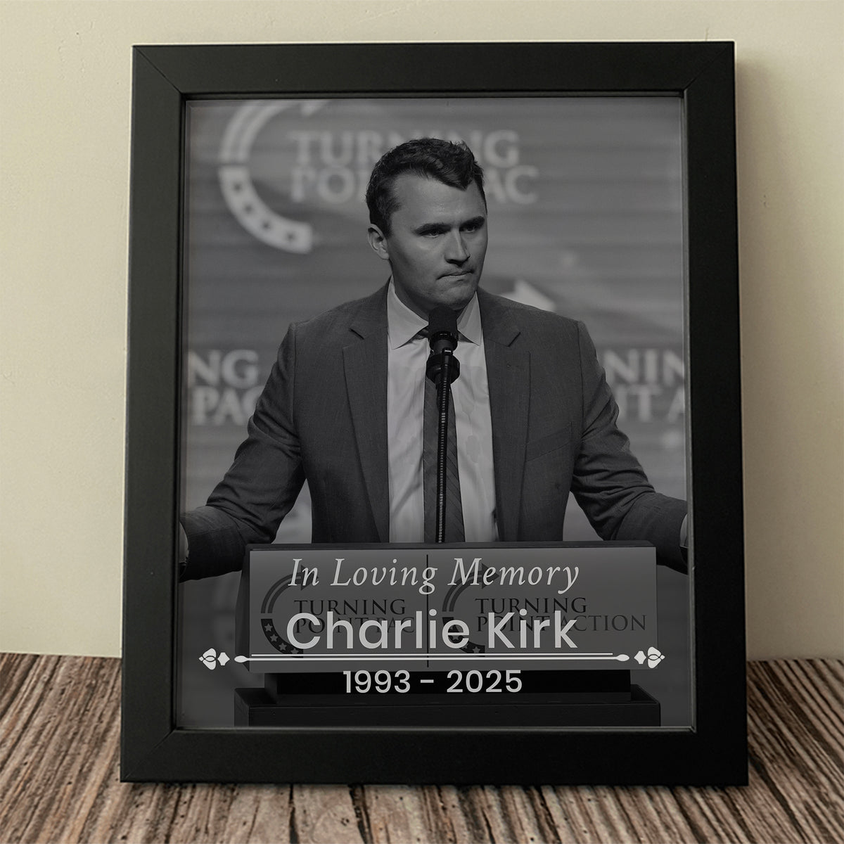 Charlie Kirk Free Speech Hero Picture Frame HO82 65964