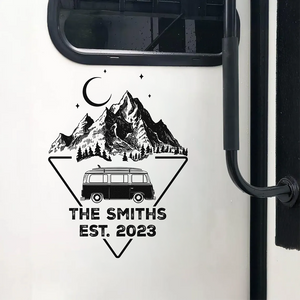Personalized Adventure Mountain RV Decal Sticker Gift For Camping Lovers LM32 669485