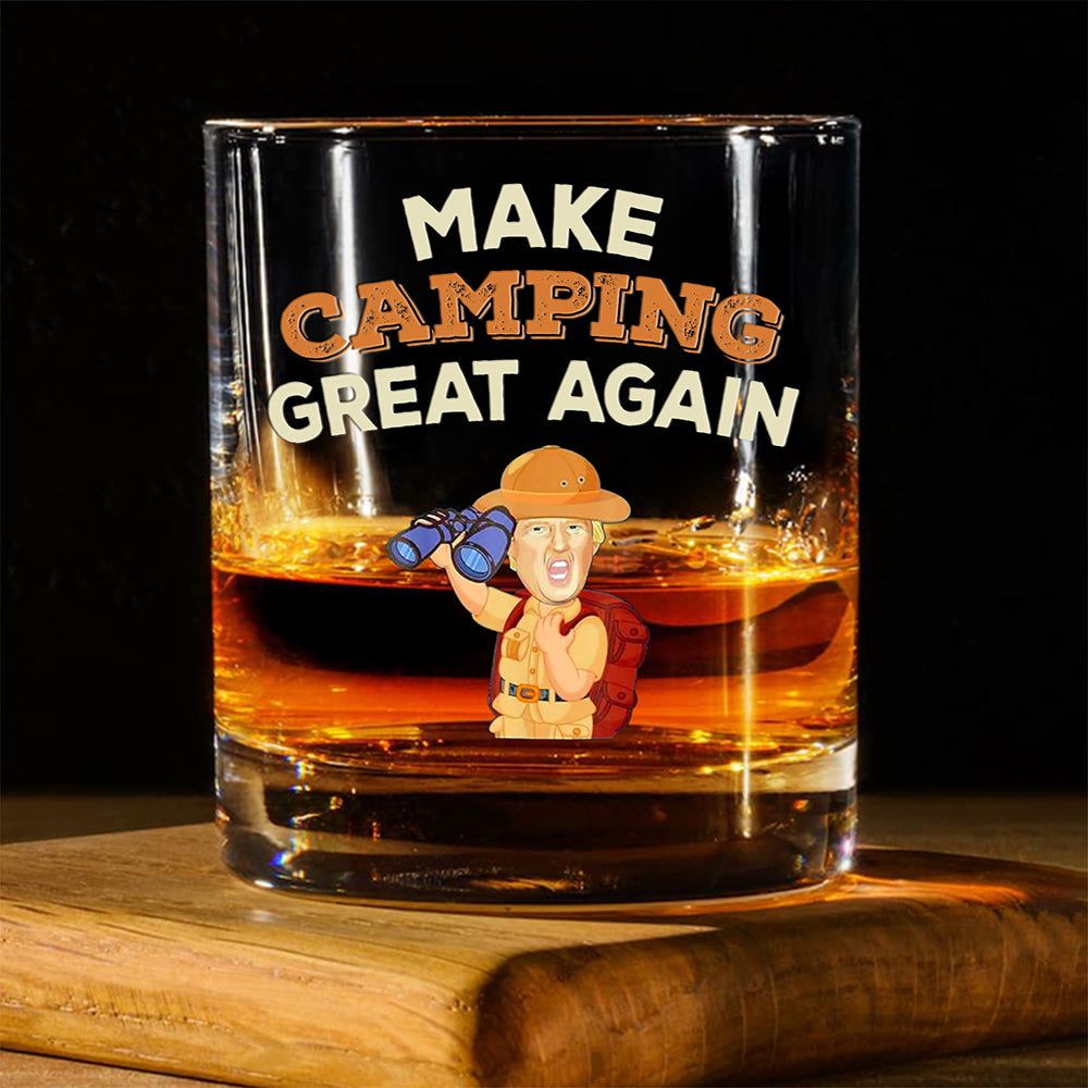 Make Camping Great Again With Trump Whiskey Glass TH10 64177