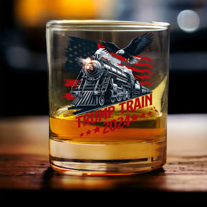 Trump Train 2024 Whisky Glass for Patriotic Fans LM32 63937