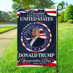 Trump President Inauguration Day Garden Flag TH10 64235