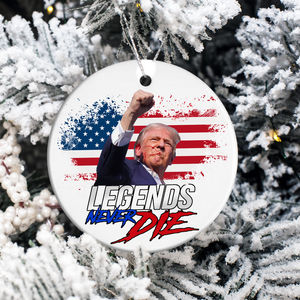 Legends Never D** Trump Fight Ceramic Ornament DM01 63229