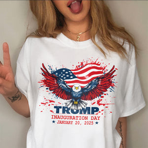 Trump MAGA Patriotic Eagle Inauguration Day Bright Shirt LM32 65225