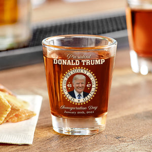 President Donald Trump Inauguration Day Shot Glass HA75 63960