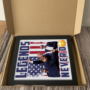 Legends Never D** Donald Trump Picture Frame TH10 63453