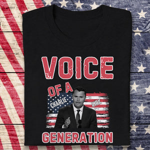 Voice Of A Generation Charlie Kirk Dark Shirt HO82 65958