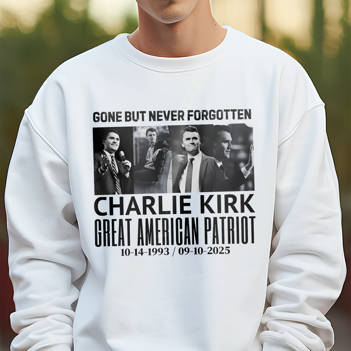Justice For Charlie Kirk Gone But Never Forgotten Bright Shirt LM32 65425