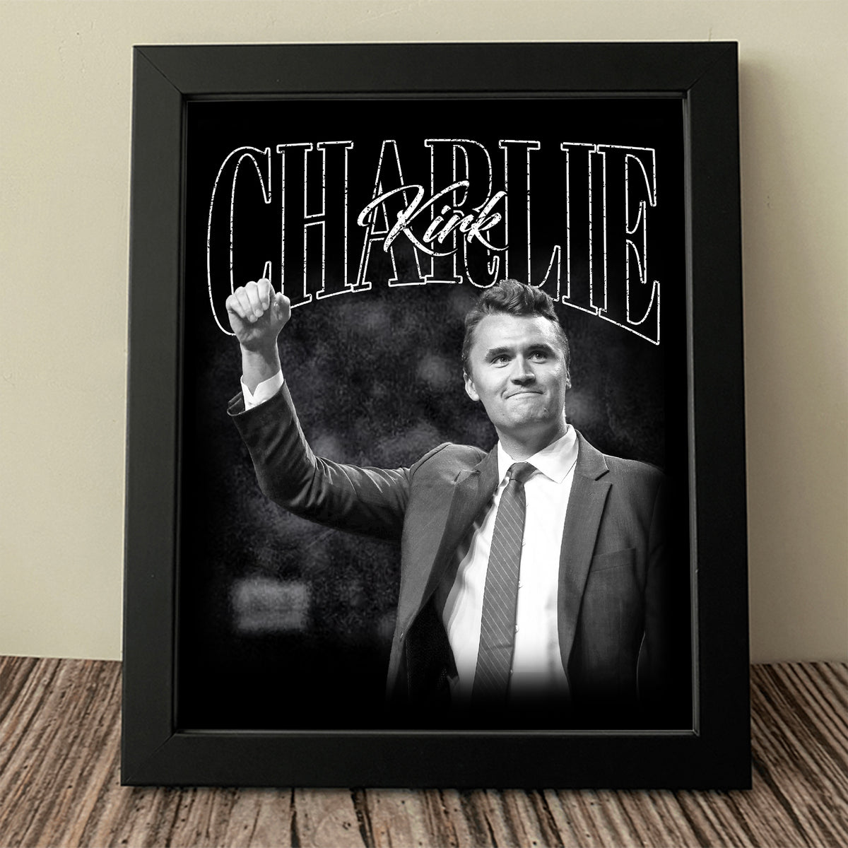 Charlie Kirk A True Hero Retro Style Picture Frame HO82 65788