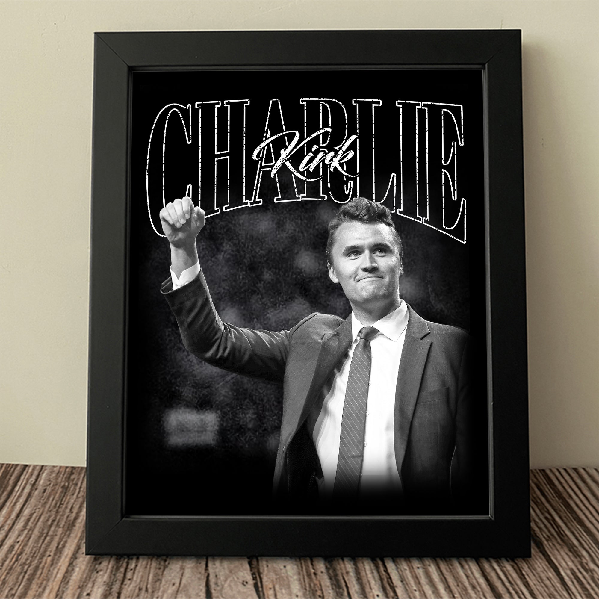 Charlie Kirk A True Hero Retro Style Picture Frame HO82 65788