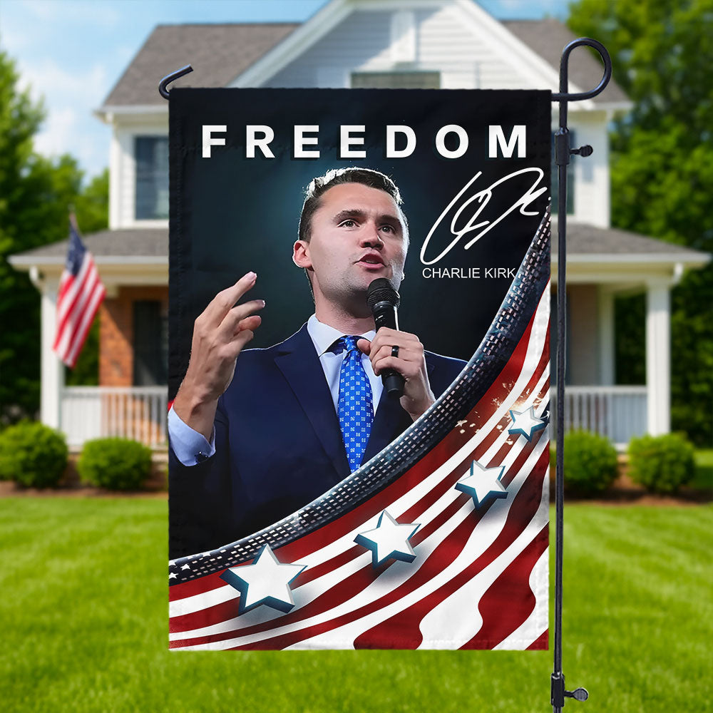 Charlie Sign Freedom Garden Flag N369 64549