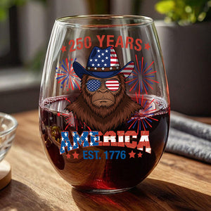 America 250 Years Wine Glass TH10 894629