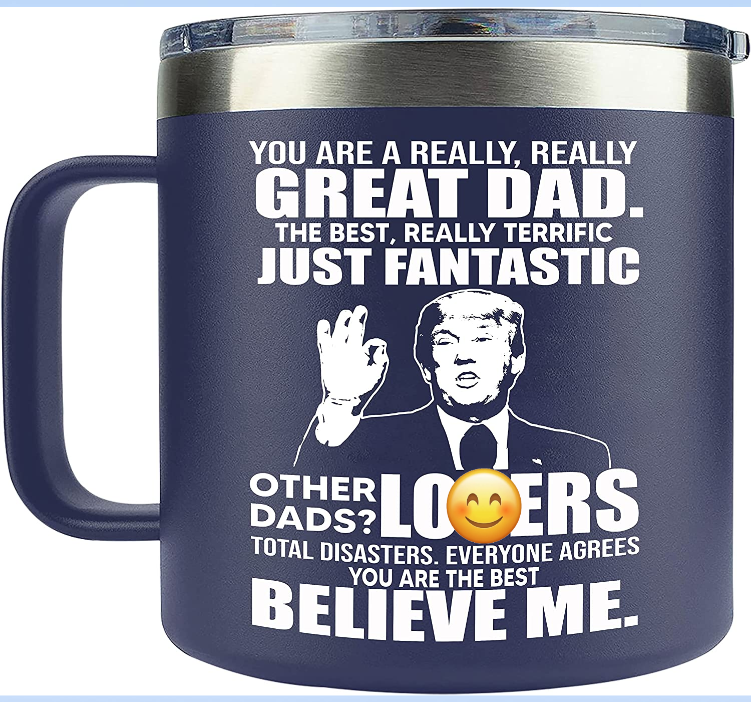 Gifts for Dad from Daughter, Son - Dad Gifts from Daughter, Son for Fathers Day - Birthday Gifts for Dad, Funny Dad Birthday Gifts - Best Dad Mug 14Oz