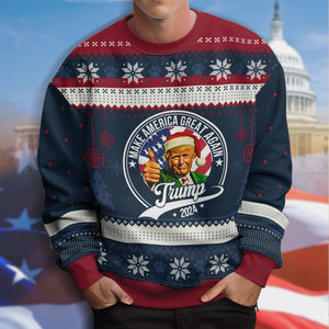 Donald Trump Make America Great Again Ugly Sweater TH10 64085