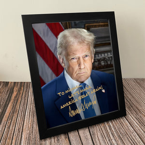 47th US President Donald Trump Photo Picture Frame HA75 67292