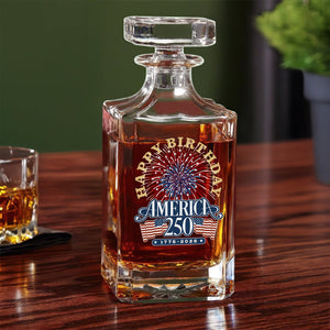America 250 Semiquincentennial Fireworks Celebration Decanter HO82 894616