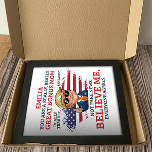 Custom Name You Are A Great Person Personalized Donald Trump Picture Frame CH07 67344