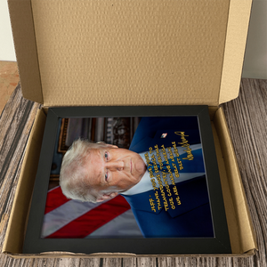 Personalized Donald Trump 2025 Thank You For Your Tremendous Service Picture Frame LM32 65251