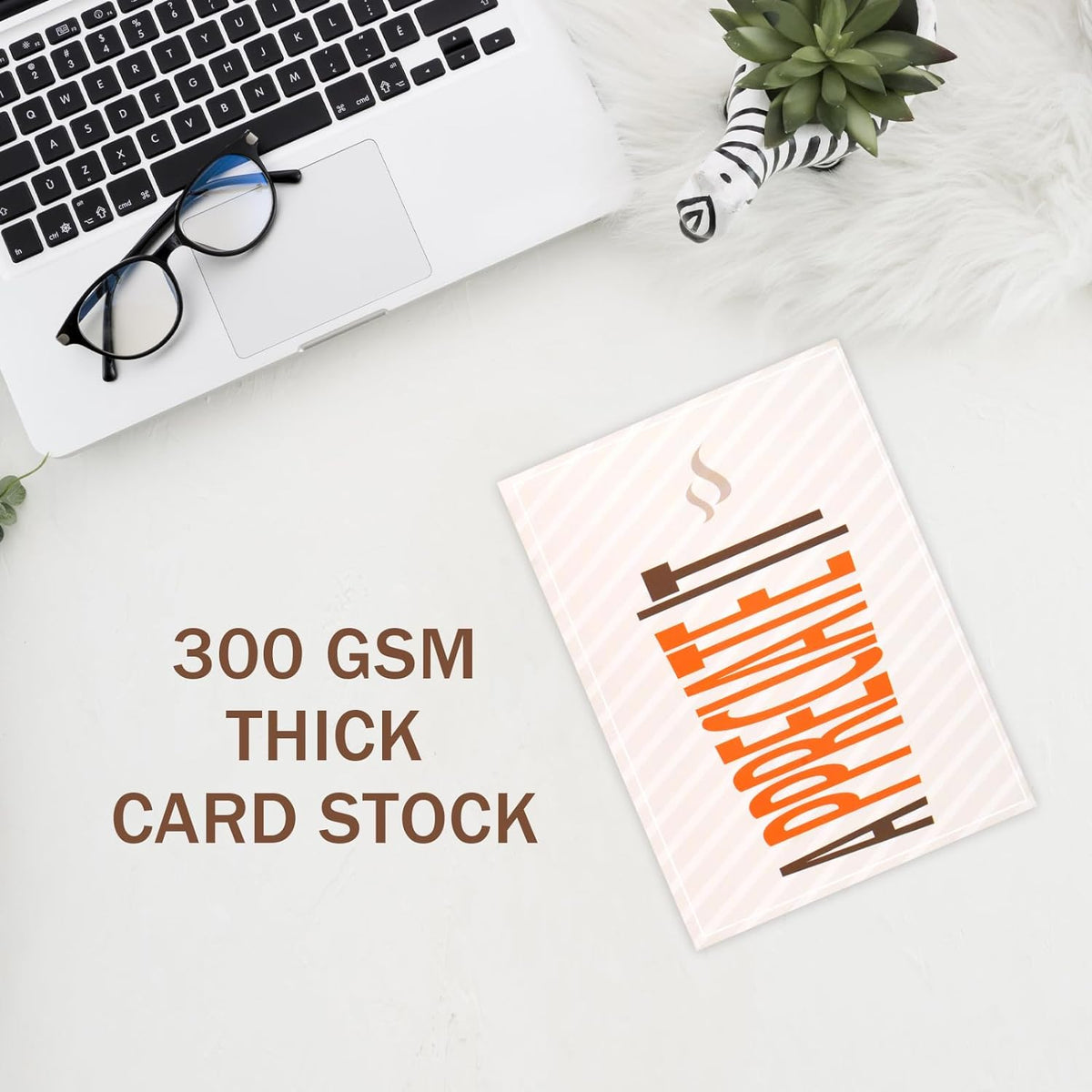 30 Teacher Appreciation Cards Bulk with Envelopes - Teacher Thank You Cards 300GSM Blank Greeting Cards for Teachers, Employees, Nurse, Volunteers and Doctor