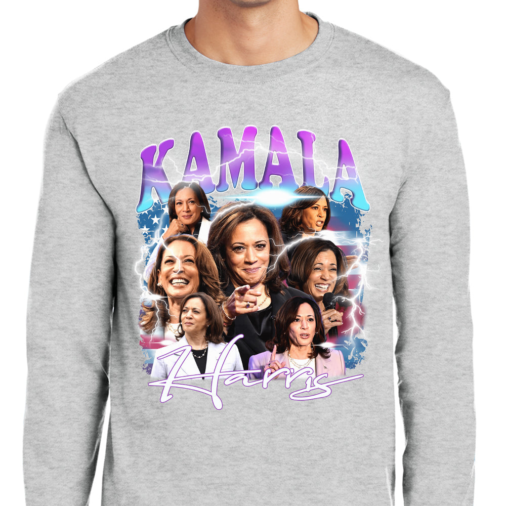 Kamala Harris Retro Style Dark Shirt TH10 N369 63483