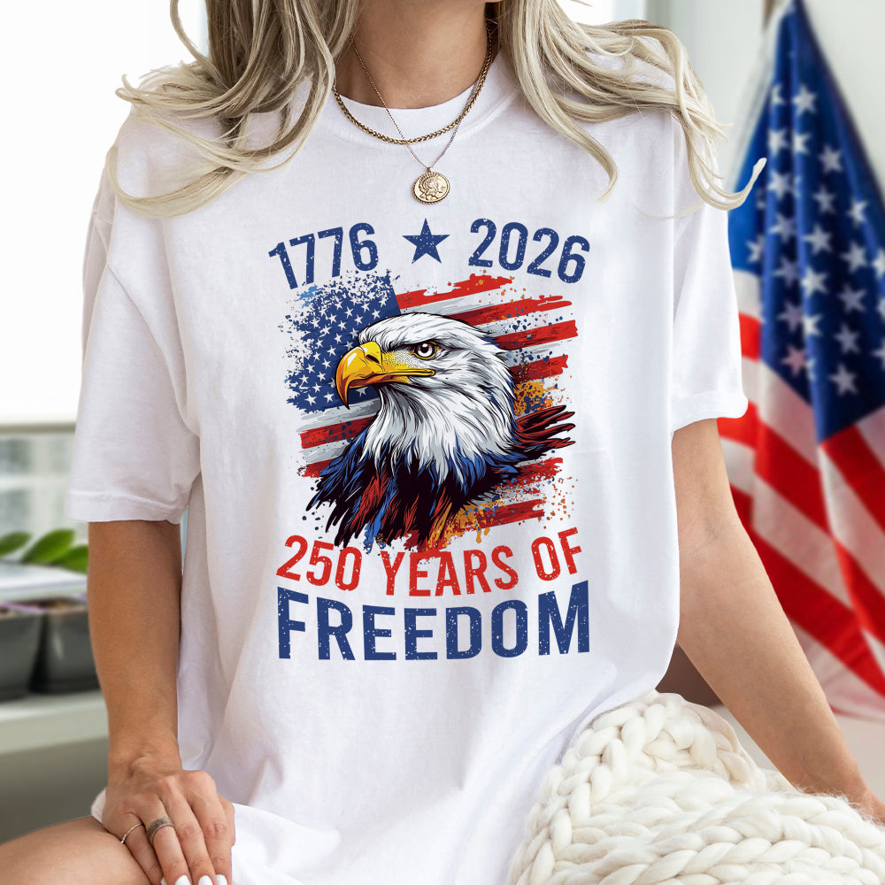 America Semiquincentennial 250 Years Of Freedom Bright Shirt CH07 896686