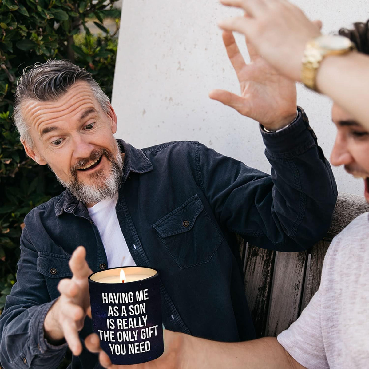 Gifts for Mom, Gifts for Dad from Son - Mom Gifts, Dad Gifts - Fathers Day, Mothers Day Gifts from Son - Birthday Gifts for Mom, Dad - Mom Birthday Gifts, Dad Birthday Gifts Lemongrass Candle