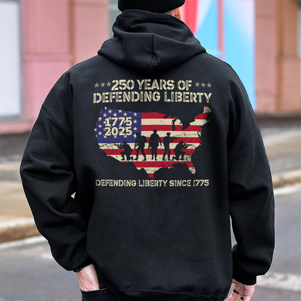 250 Years Of Defending Liberty Back Shirt TH10 894679