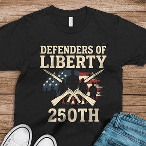 Defenders Of Liberty 250th Anniversary USA Dark Shirt HA75 897300
